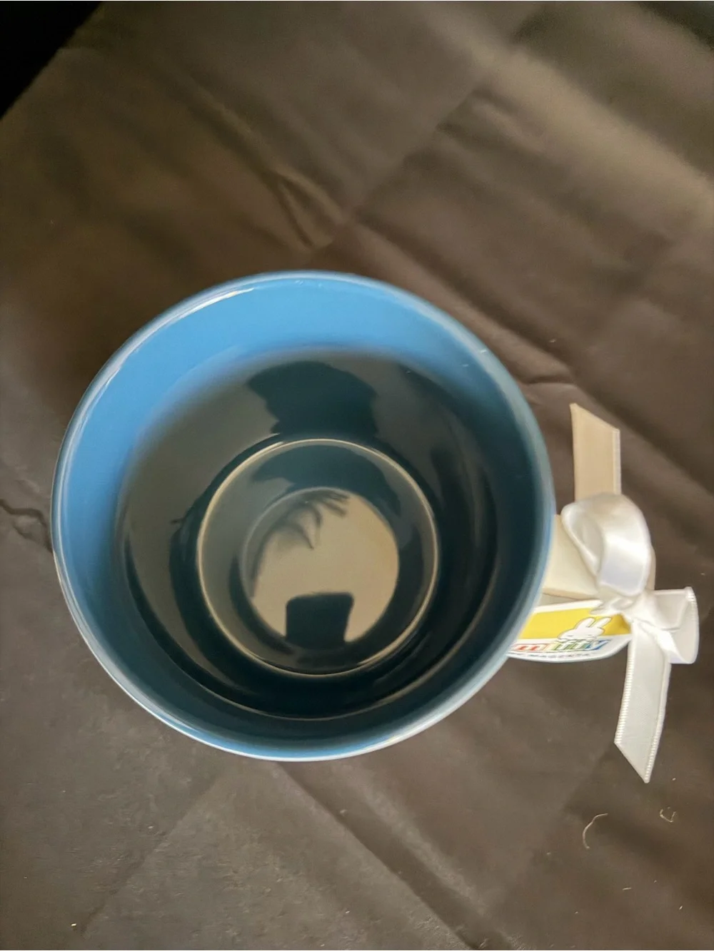 Miffy & Melanie Ceramic Mug with Blue Interior. NWT.